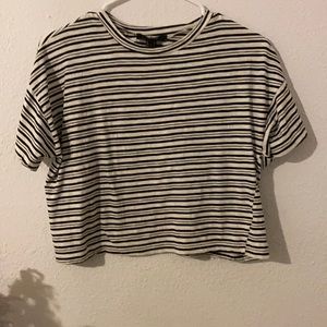 stripped crop top